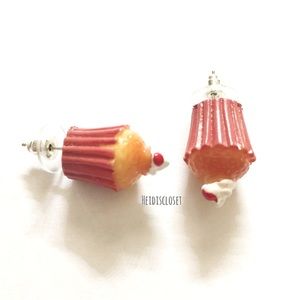 Cupcake Ear Studs. NEW!
